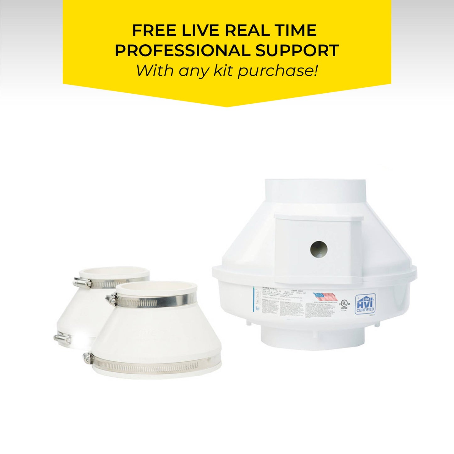 Fantech RN 4 EC-4 – Homes & Commercial Buildings - High Suction & High Flow