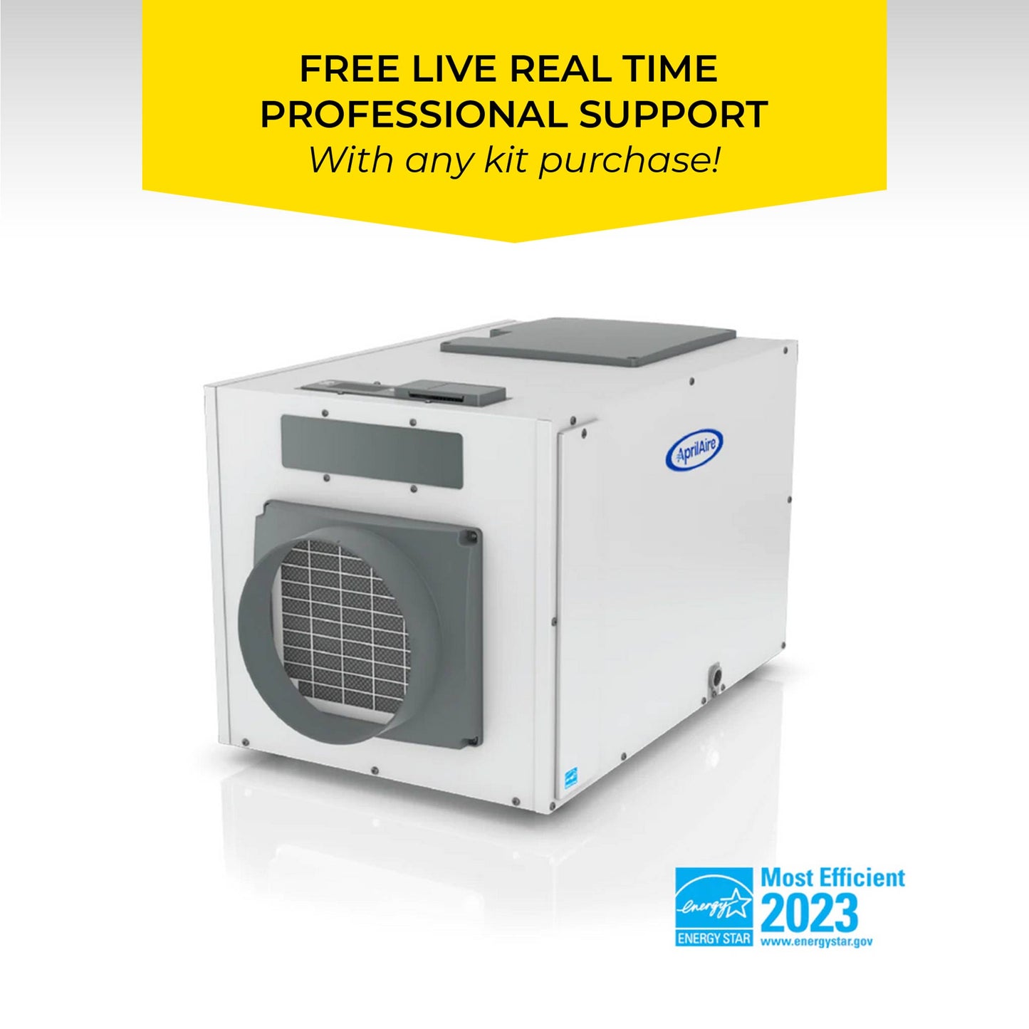 AprilAire E130 130-Pint Professional-Grade Whole-House Dehumidifier